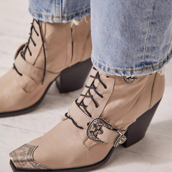 Free People Briar Buckle Boots in Opal - Picture 1 of 11